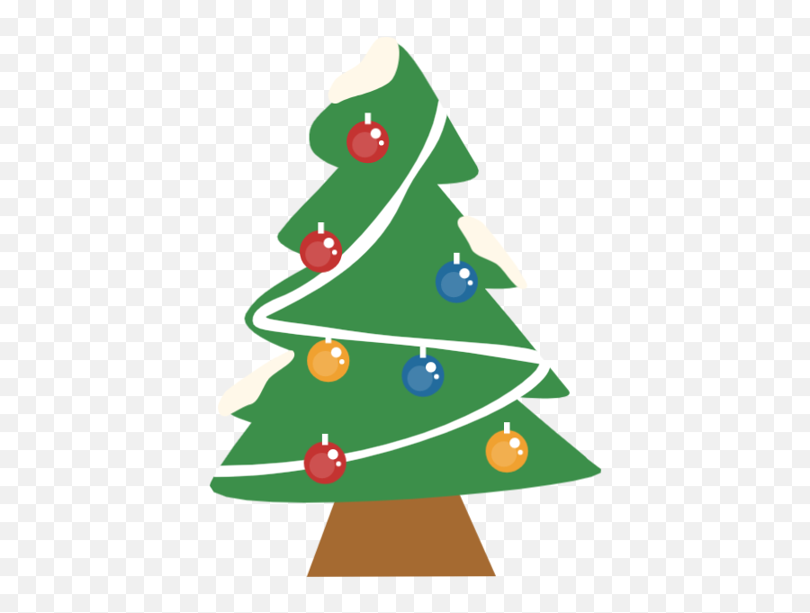 Christmas Trees Christmas Lights Vector - Christmas Day Emoji,Christmas Mailbox Clipart