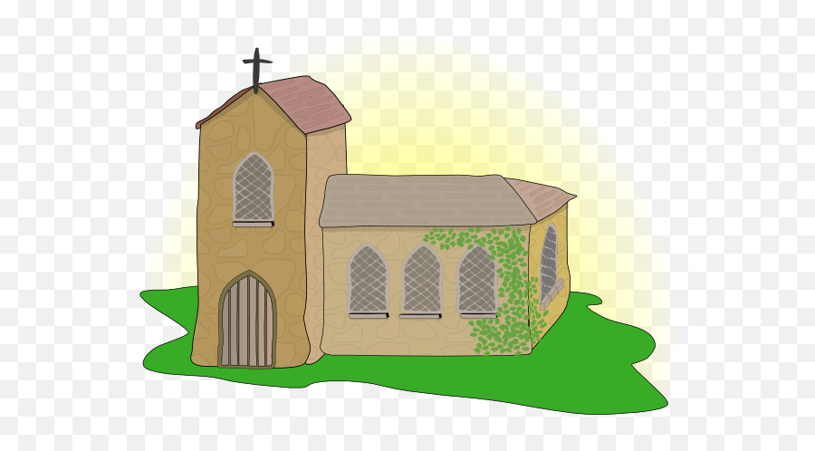 Country Church Clip Art At Clker - Medieval Church Clipart Emoji,Church Building Clipart