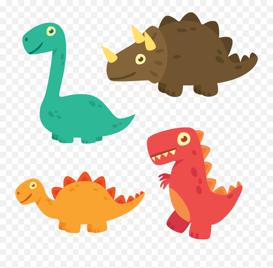 Download Dinosaur Clipart Watercolor - Transparent Background Free Dinosaur Clipart Emoji,Dinosaur Clipart