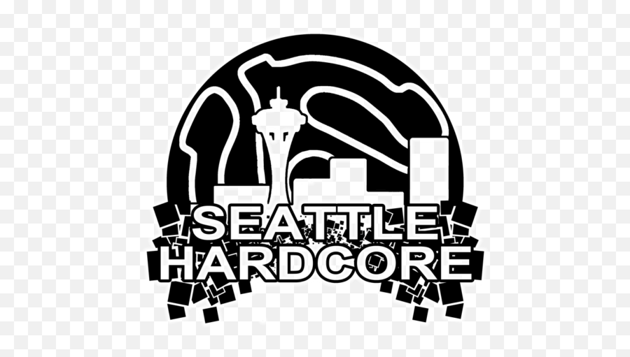 Single Page Layout Seattle Hardcore Emoji,Hardcore Logo