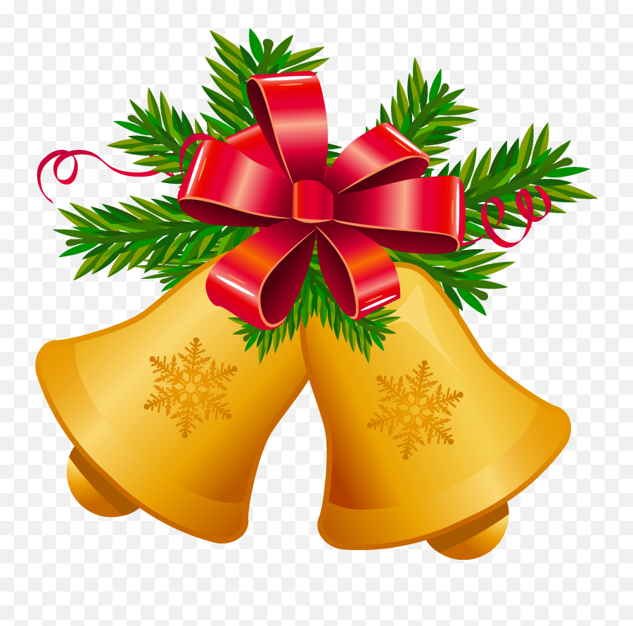 Christmas Jingle Bell Clip Art - Christmas Bells Clip Art Emoji,Christmas Thank You Clipart