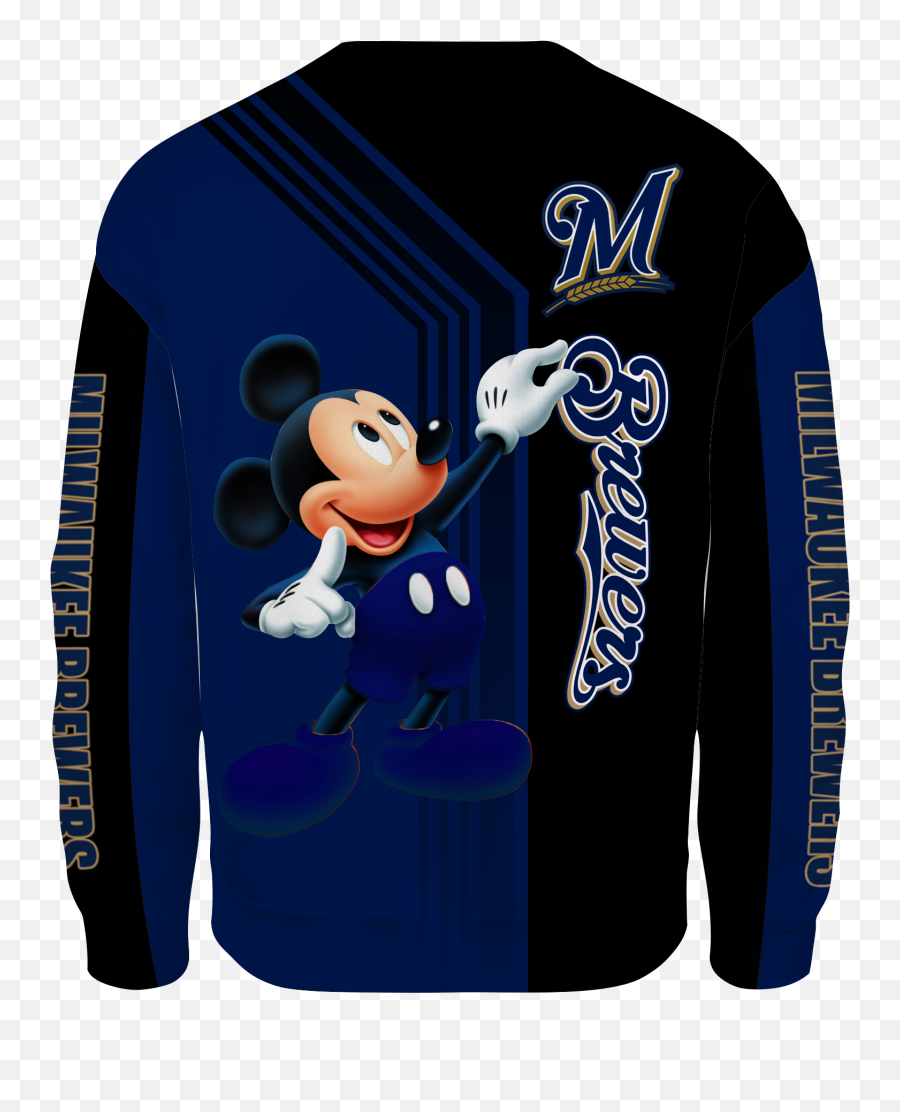 Milwaukee Brewers Mickey Mouse New Full All Over Print K1386 Emoji,Brewers Packers Badgers Logo