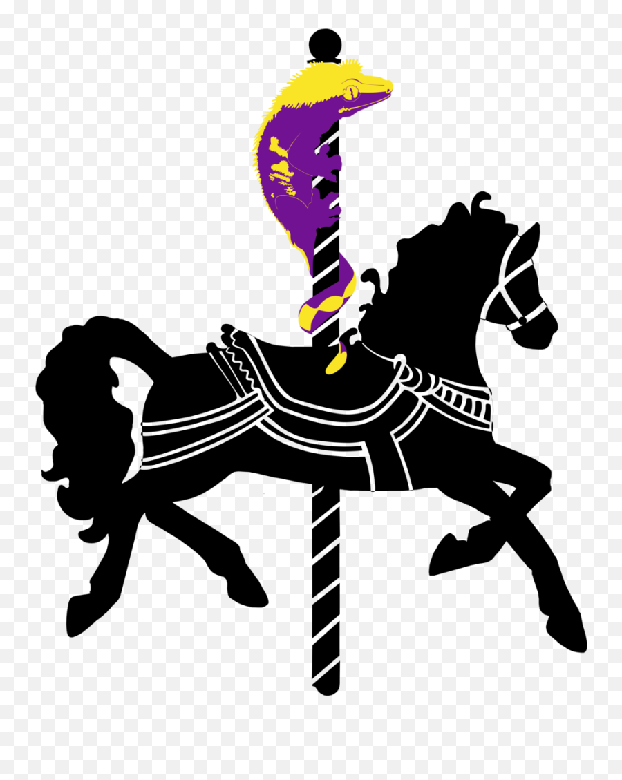 Horse Halter Silhouette Character Clip - Carousel Horse Svg Emoji,Carousel Clipart