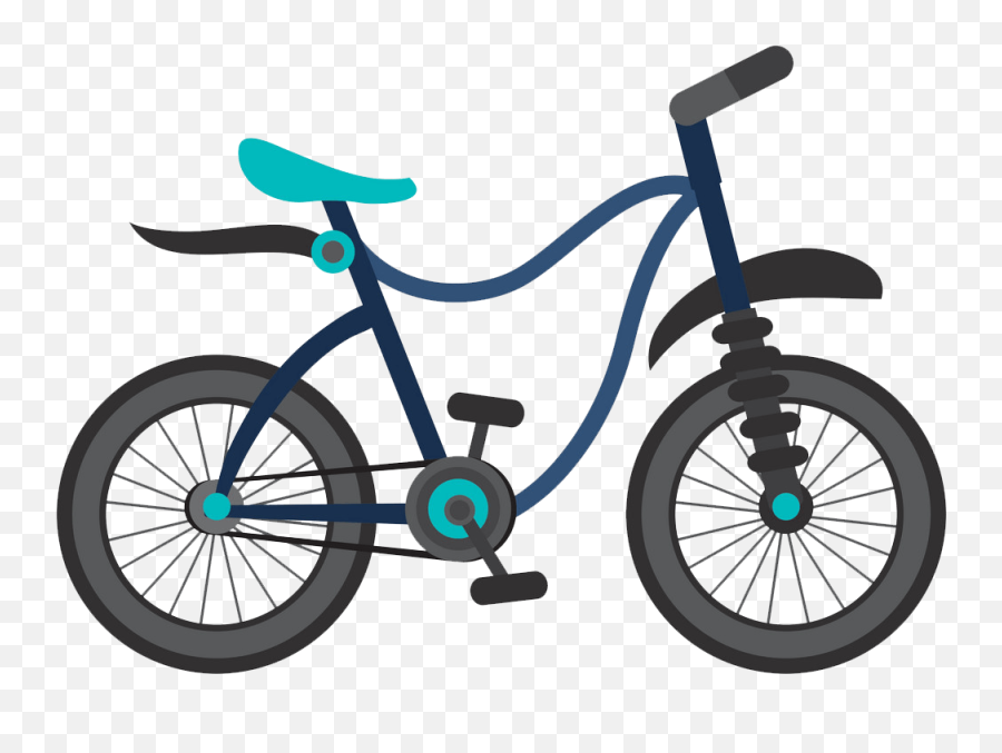 Blue Bike Clipart Transparent - Clipart World Bicycle Emoji,Bicycle Clipart