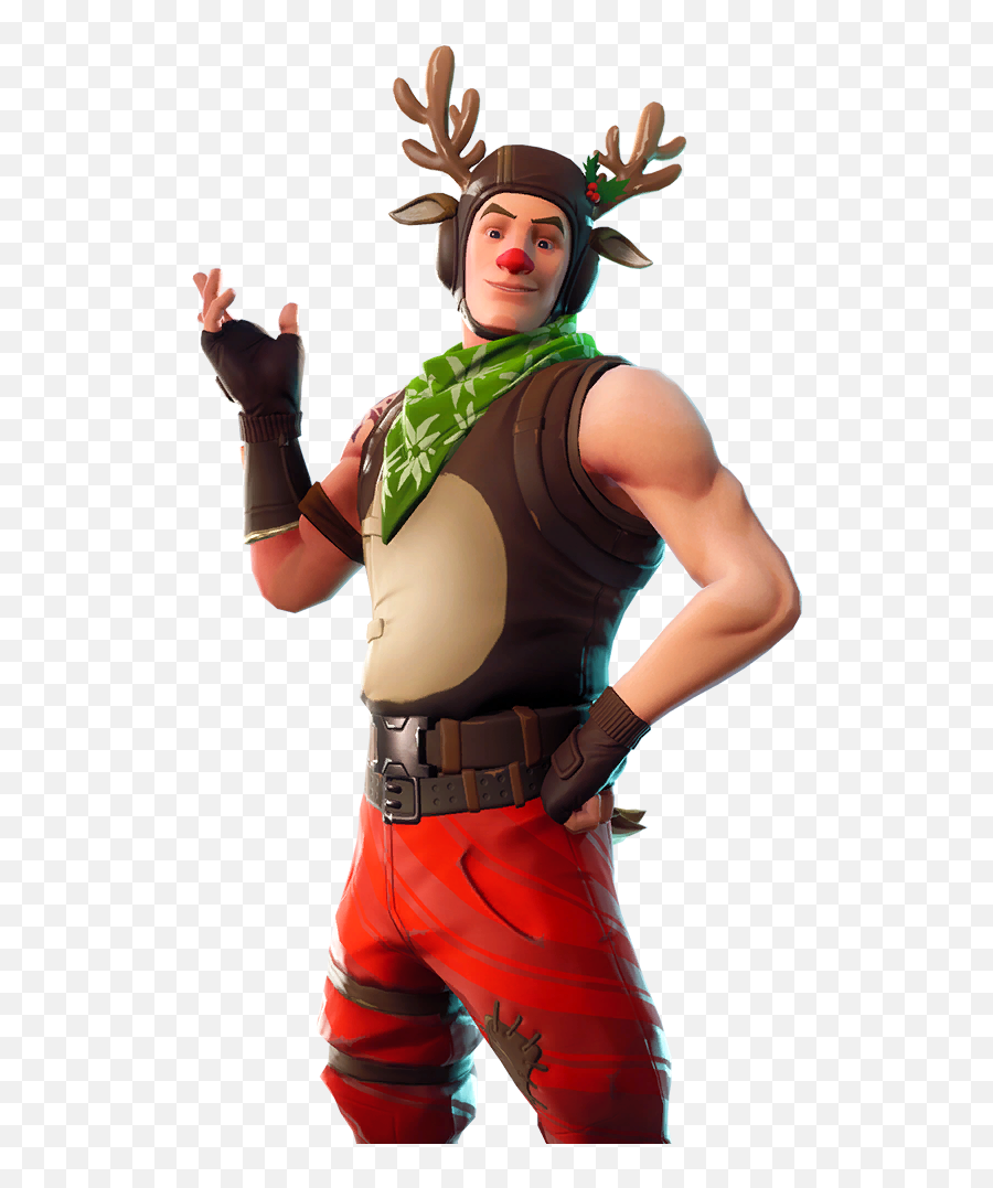 Fortnite Battle Royale Character Png 157 - Red Nosed Ranger Fortnite Emoji,Fortnite Character Transparent