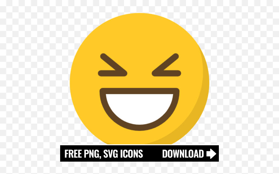 Free Laugh Png Svg Icon In 2021 Icon Online Icon Free Icons Emoji,Smile Icon Png