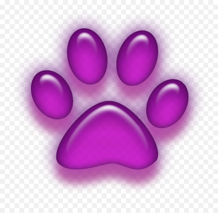 Dog Paw Vector Icon On White Background Vector Clipart Emoji,Paw Prints Png