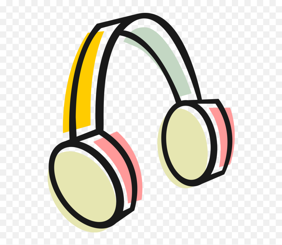Headphones Listening Device - Vector Image Emoji,Cartoon Headphones Png
