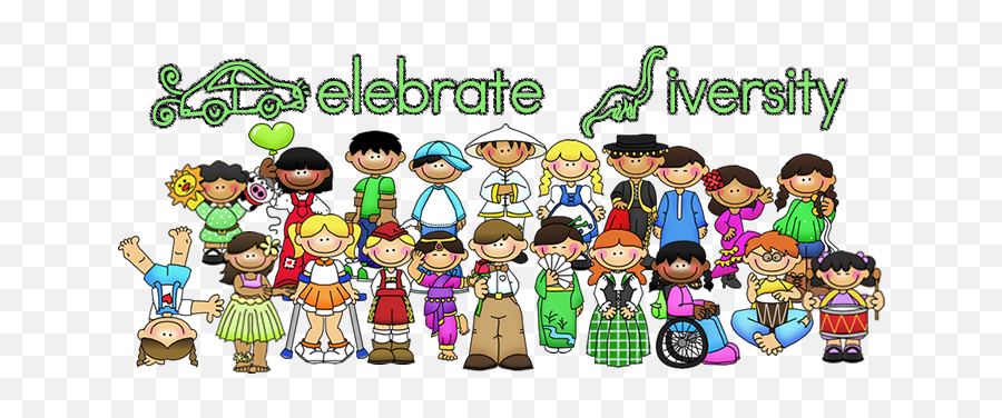 Clipart Children Diversity - Classroom Celebrate Diversity Emoji,Diversity Clipart