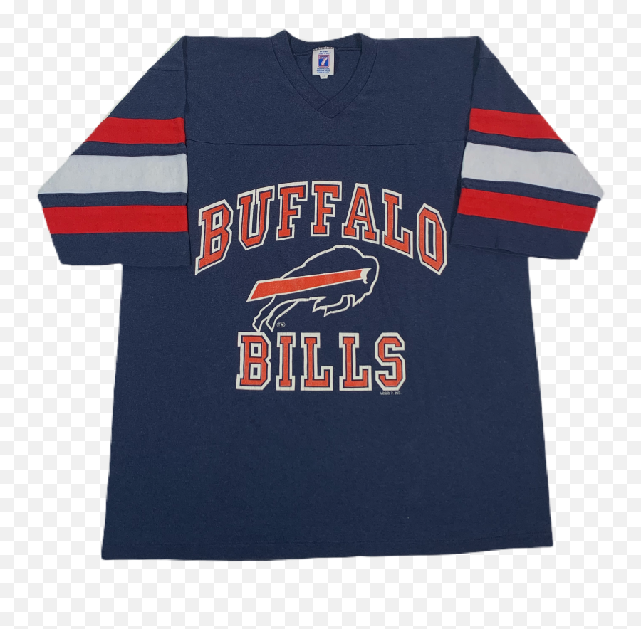 Vintage Buffalo Bills Football - Short Sleeve Emoji,Buffalo Bills Logo