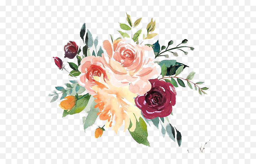 Free Watercolor Floral Summer Vector Pattern U2013 Free Png Emoji,Free Flower Clipart