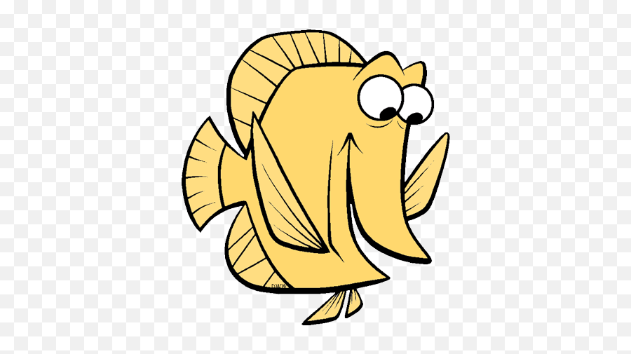 Download Nemo Clip Art Disney - Aquarium Fish Emoji,Nemo Clipart