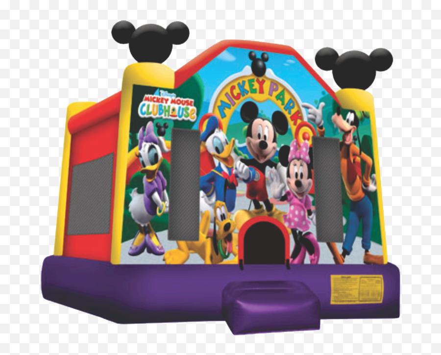 Mickey Mouse Clubhouse Png - Sacramento Bounce House Mickey Mouse Bounce House Emoji,Mickey Mouse Transparent