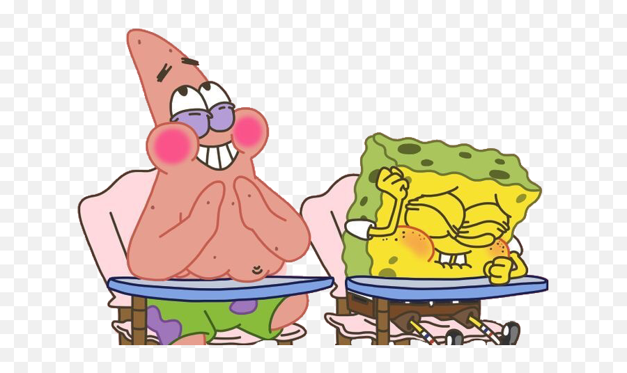 Best Friends Oh Yeah - Best Friend Spongebob And Patrick Drawing Emoji,Best Friend Clipart