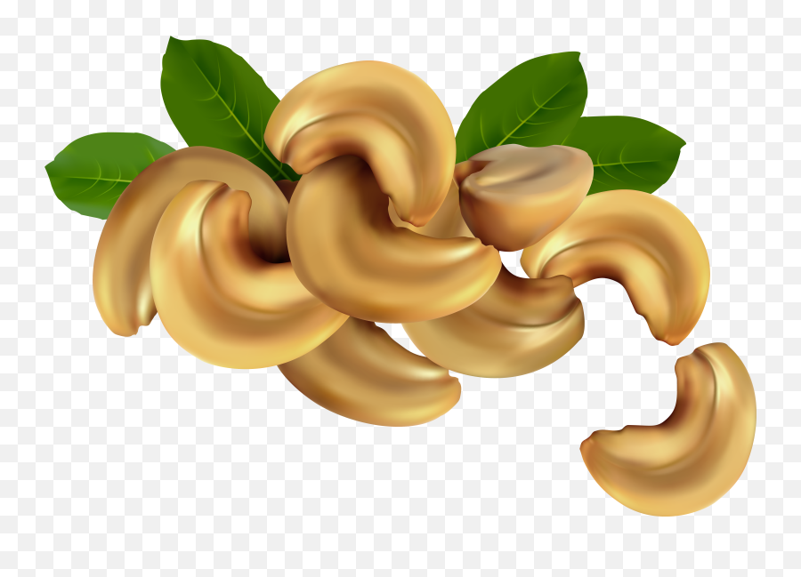 Download Cashew Nuts Clipart Png Photo - Cashew Nuts Clipart Emoji,Nut Clipart
