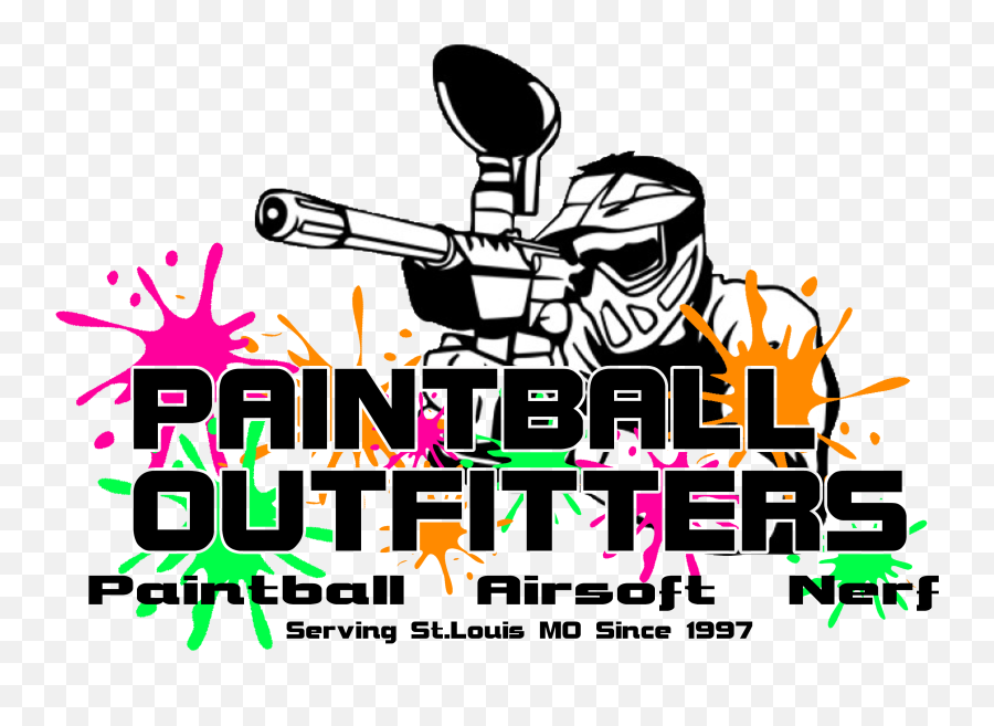 Download 94b01c - Paintball Player Silhouette Sport Stylish Paintball Hopper Emoji,Nerf Gun Transparent Background
