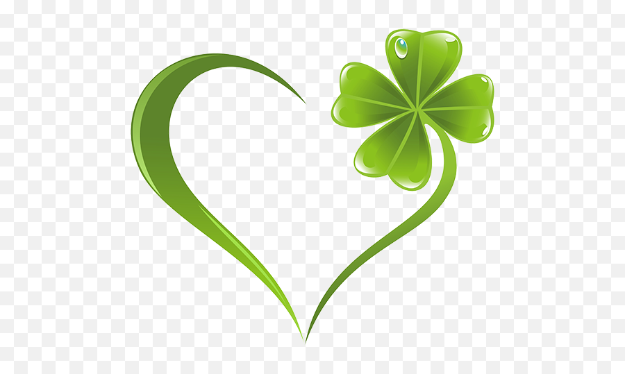 Download Heart Clover Shamrock Four - Leaf Tattoo Free Frame Love Symbol Good Morning Emoji,Leaf Border Clipart