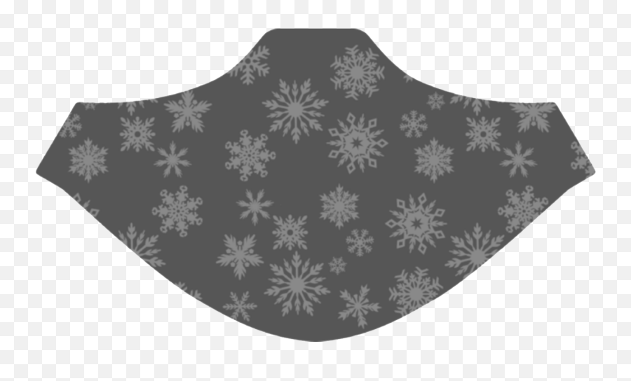 Snow Fall Sublimated Face Mask - Pattern Emoji,Snowfall Png