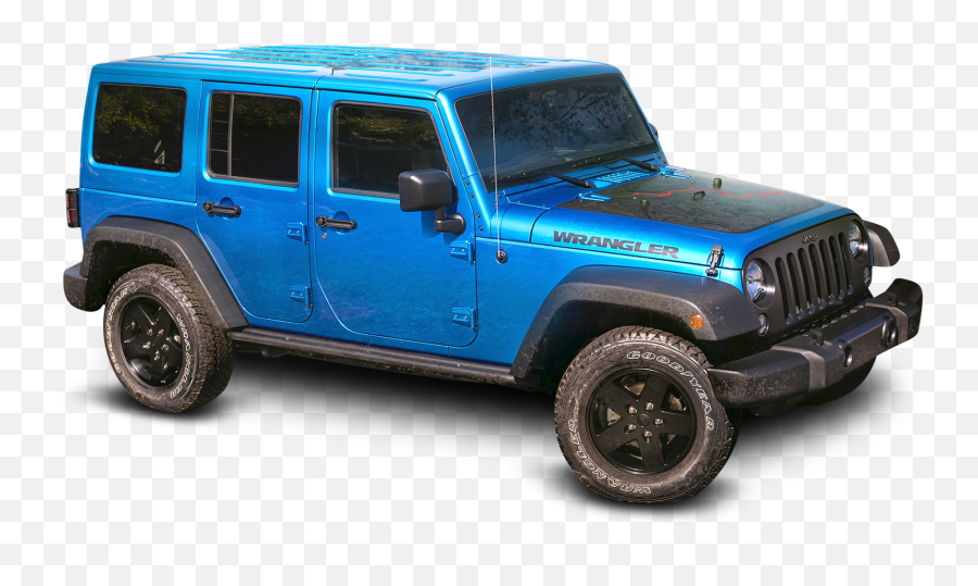 Blue Jeep Wrangler Car Png Image For - Jeep Wrangler Black Bear Emoji,Jeep Png