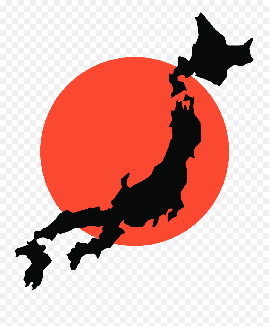 Map Of Miyazaki Japan Clipart - Japan Map Emoji,Japan Clipart