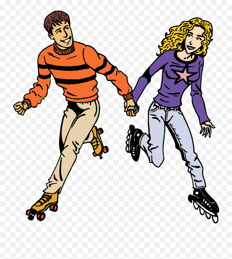 Free Roller Skating Images Download Free Roller Skating - Roller Skating Clipart Gif Emoji,Skate Logo Wallpapers