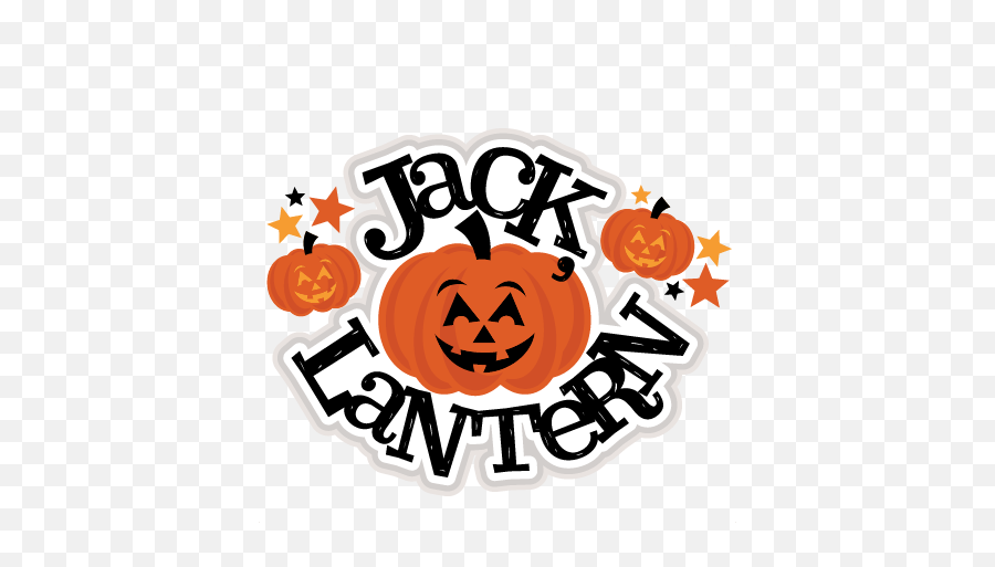 Jack O Lantern Title Svg Scrapbook Cut File Cute Clipart - Halloween Emoji,Jack-o-lantern Clipart