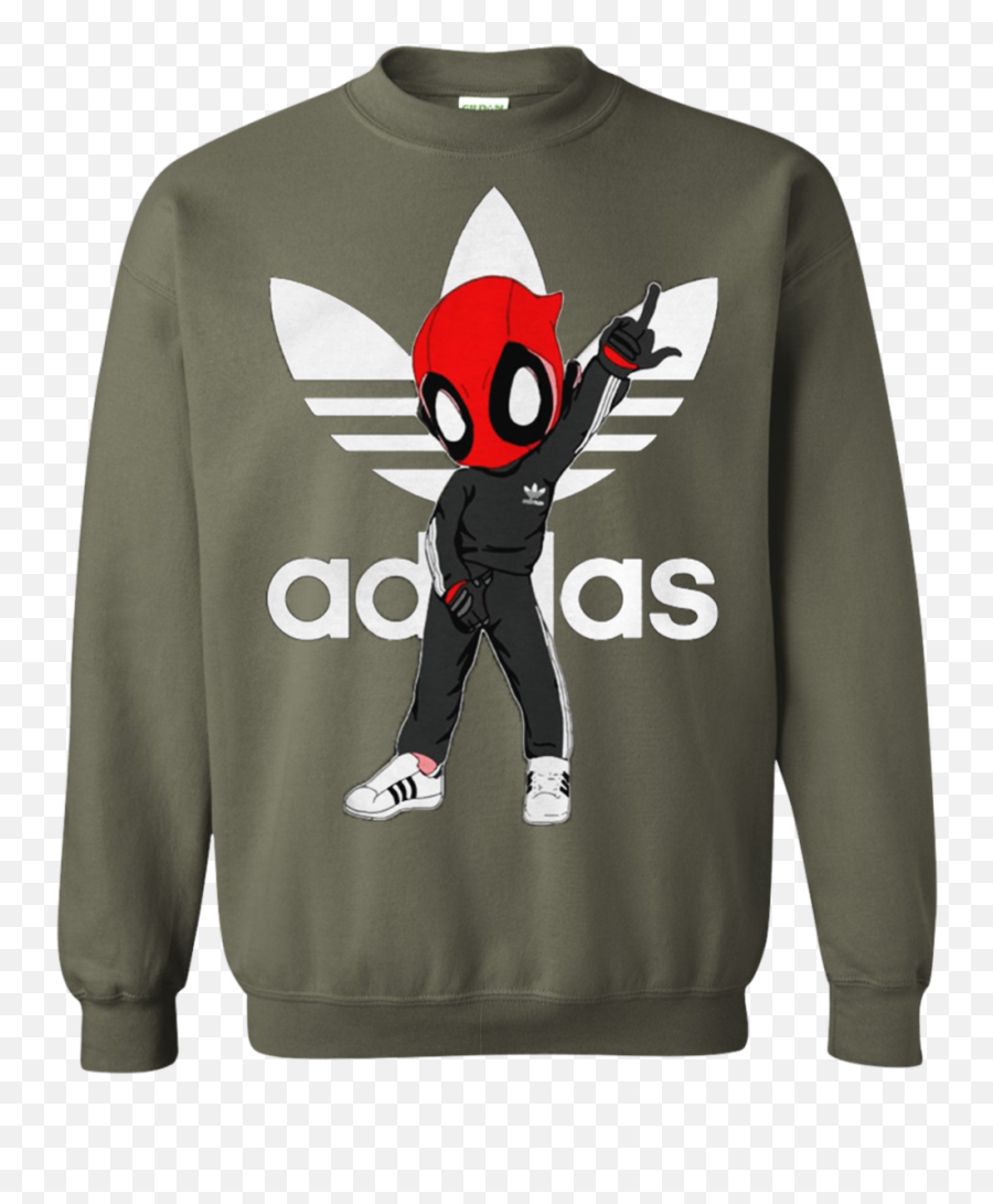 Deadpool Adidas Sweater U2013 Wind Vandy - Afro Latina Shirt Emoji,Deadpool 2 Logo