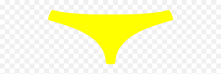 Yellow Womens Underwear Icon - Free Yellow Clothes Icons Emoji,Underwear Png