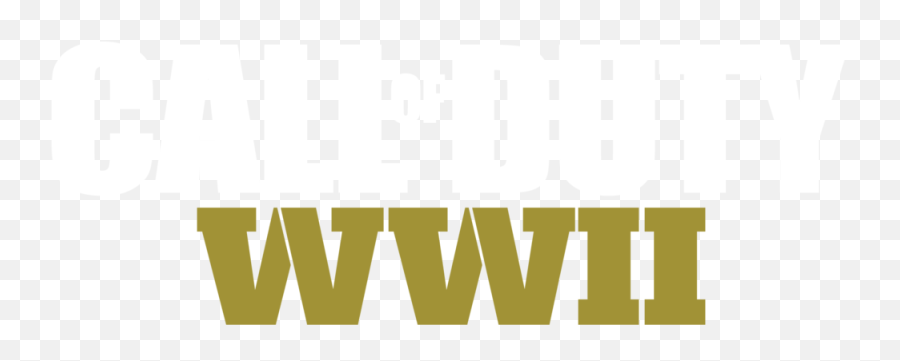 C Of Duty World War Ii Logo Plain By Emoji,Ww2 Logo