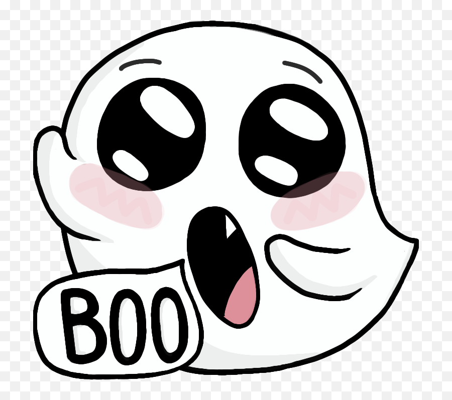 Boo - Discord Emoji,Ghost Emoji Transparent