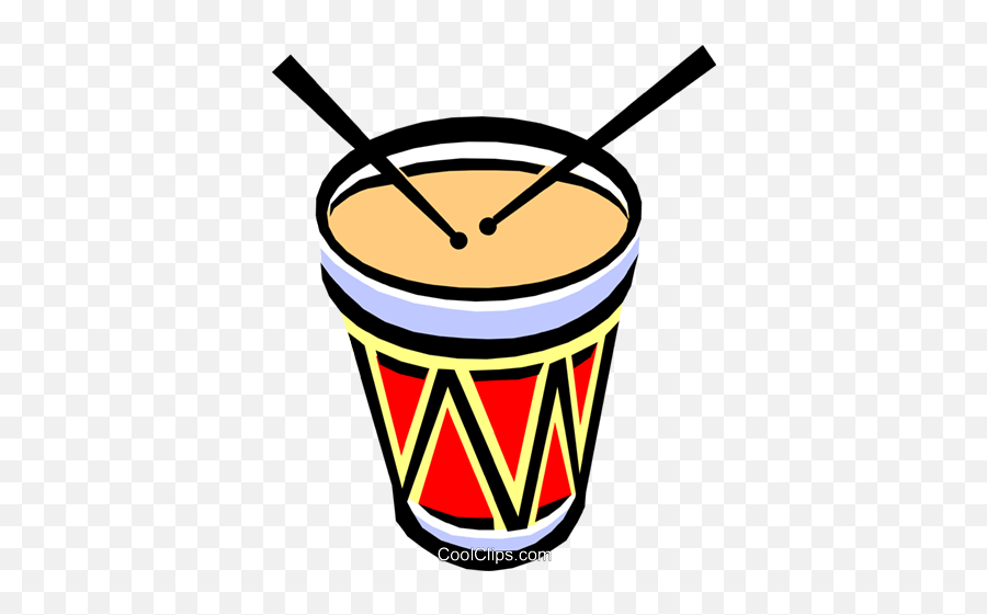 Drum Royalty Free Vector Clip Art Illustration - Arts0318 Cup Emoji,Drum Clipart
