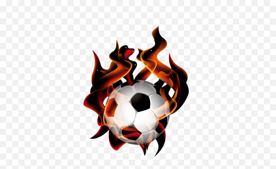 Soccer Ball On Fire - Clipart Best Emoji,Ball Of Fire Png