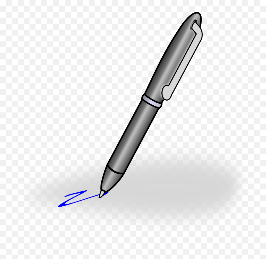 Paper Fountain Pen Clip Art - Pen Clipart Emoji,Pen Png