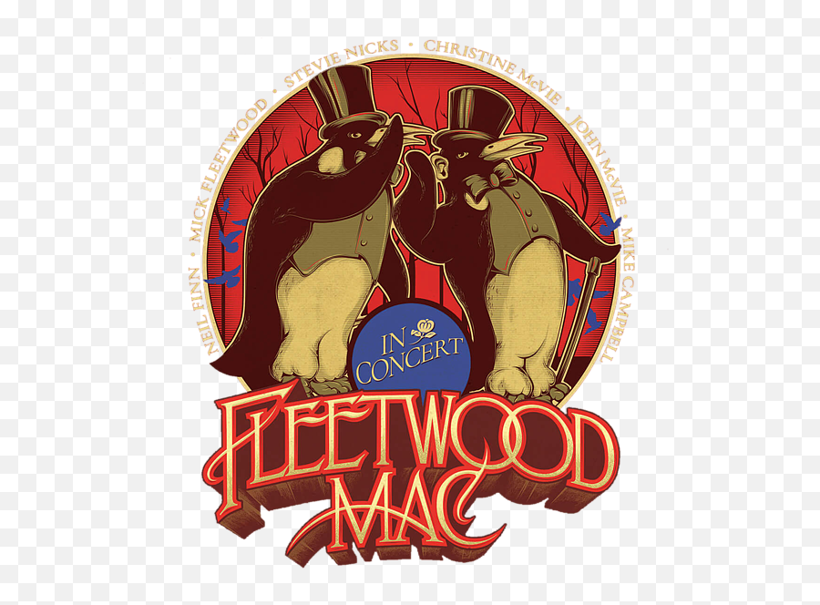Fleetwood Mac In Concert 2019 Throw Pillow - Art Emoji,Fleetwood Mac Logo