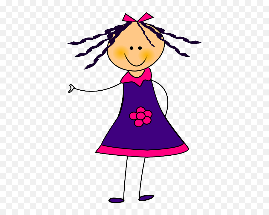 Sunday School - Girl Clipart Happy Emoji,Sunday School Clipart