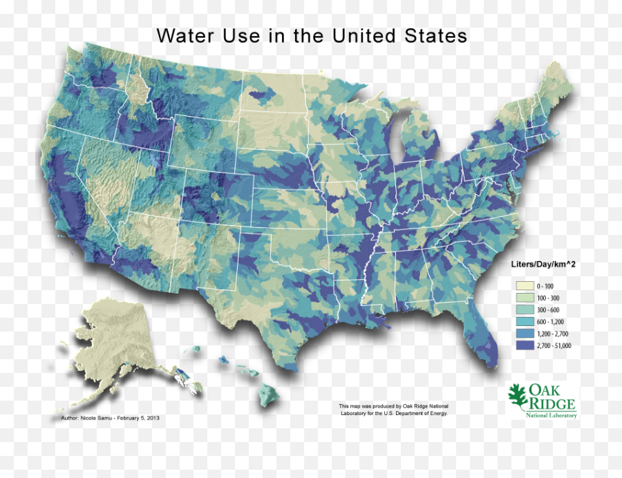 Eauswaterusemappng 850657 Usa Map Map Cartography - Map Of Usa Water Sustainability Emoji,Usa Map Png