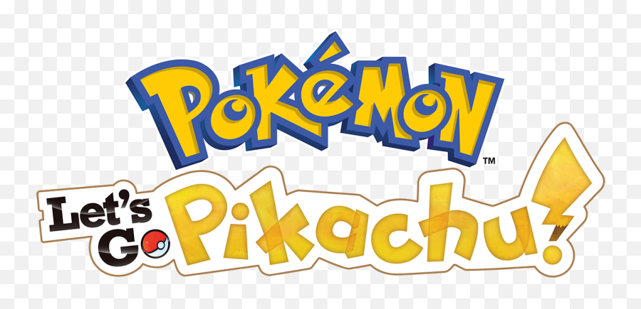Pokemon Lets Go Pikachu Logo - Pikachu Font Style Emoji,Pokemon Logo