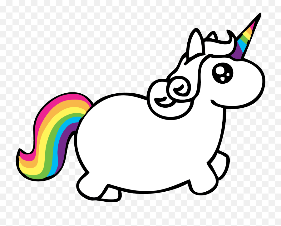 Unicorn Mix - Chubby Unicorn Throw Blanket Clipart Full Chunky Unicorn Emoji,Unicorn Silhouette Clipart