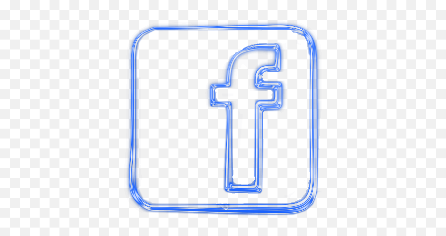Neon Facebook Logo Psd Official Psds - Logo Fb Neon Png Emoji,Neon Logo