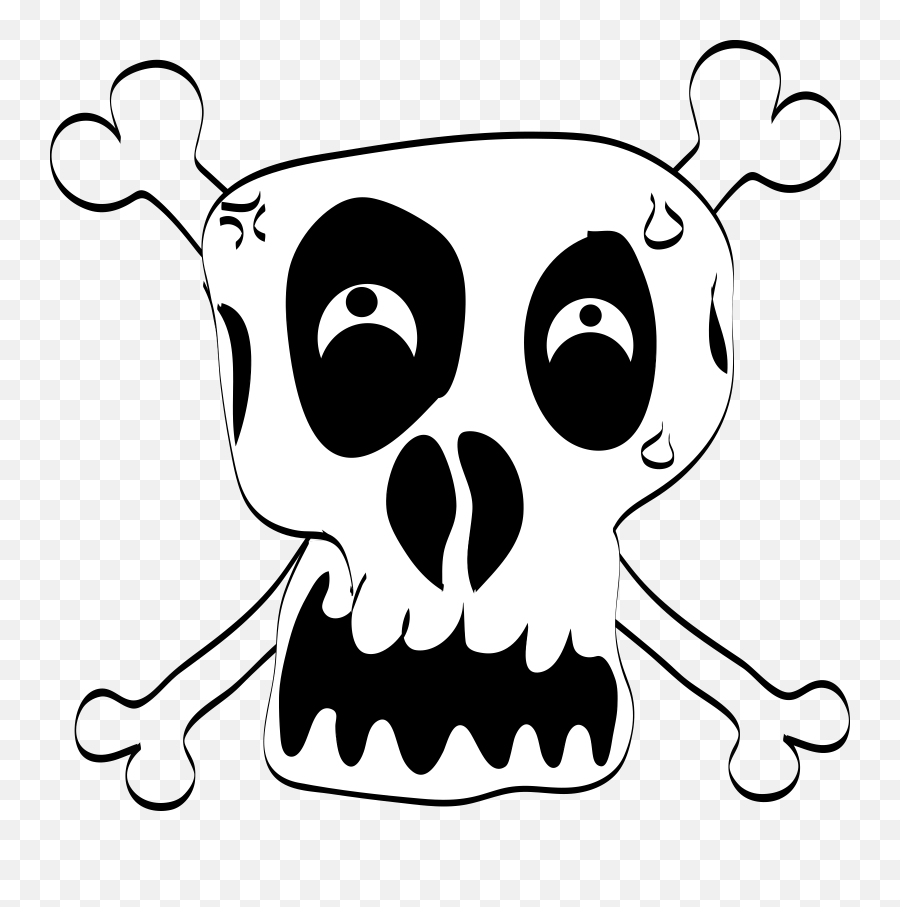 Freehand Funny Skull - Funny Skull Png Emoji,Funny Clipart