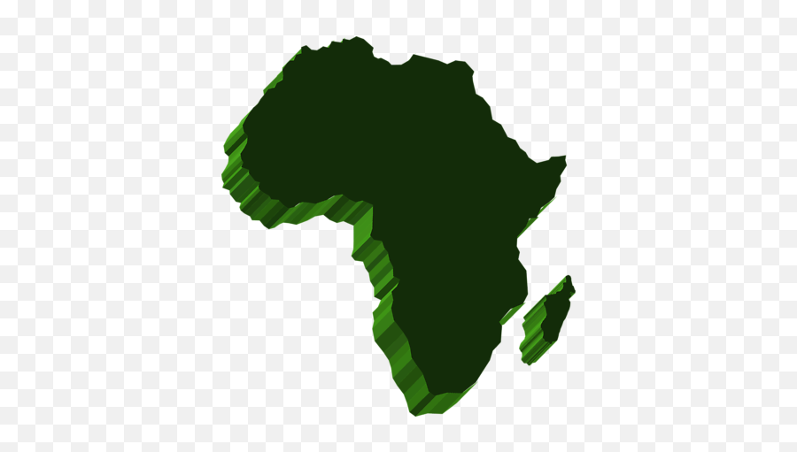Download Africa 3d Clipart - Africa Map Outline Zambia Png Emoji,3 D Clipart