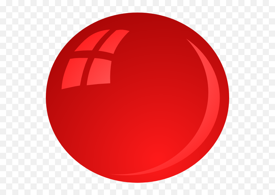 Bubble Red Clip Art Free Svg - Boule Rouge Emoji,Bubble Clipart