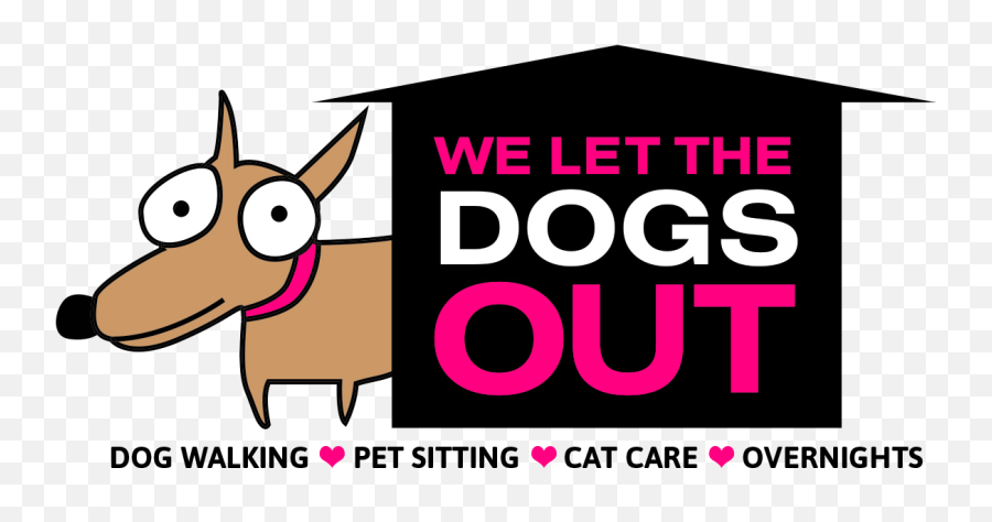 We Let The Dogs Out Quality Loving Pet Care In Ct Shoreline East Emoji,Dog Walker Logo