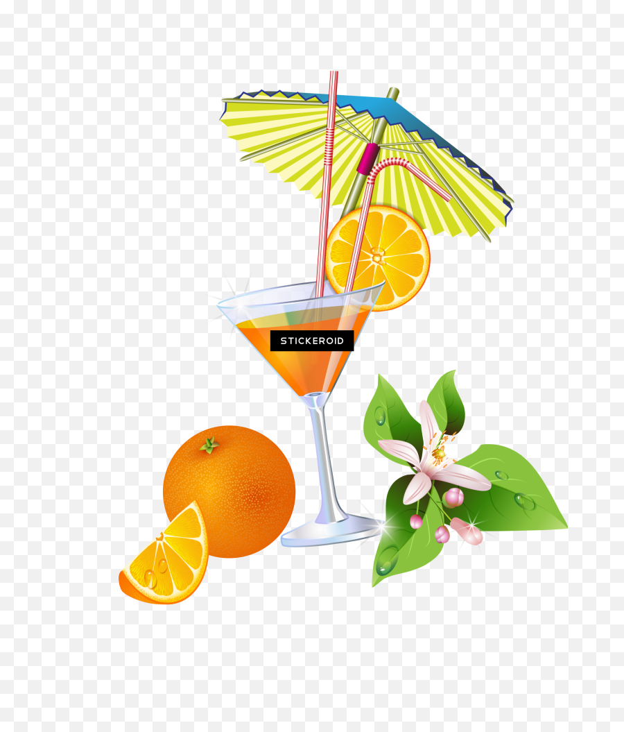 Beach Summer Clipart Png Transparent - Summer Drink Clipart Free Emoji,Summer Clipart