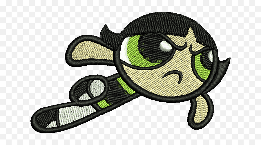 Buttercup The Power - Puff Girl Free Embroidery Design Emoji,Buttercup Png