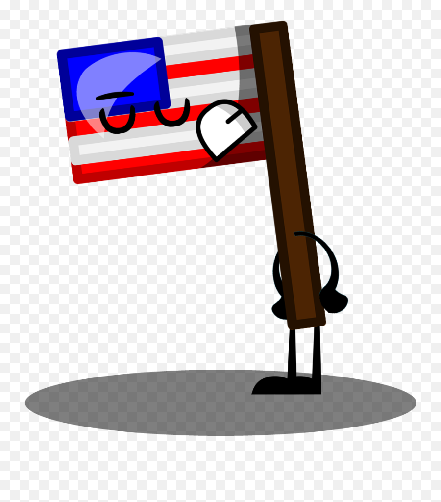 American Flag Clip Art Free Download - Usa Bfdi Png Emoji,Free American Flag Clipart