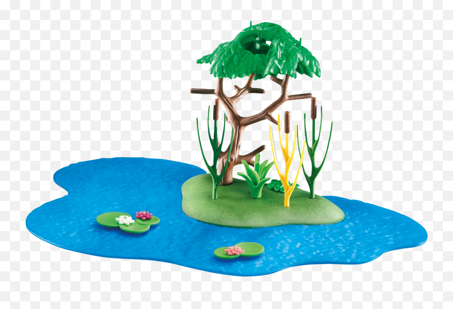 Pond Area - Landscape 2000x1400 Png Clipart Download Playmobil 6424 Emoji,Pond Clipart