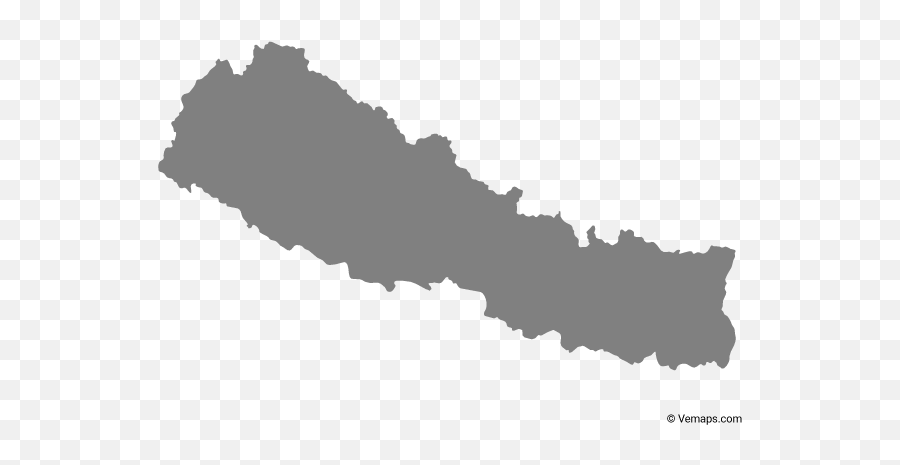 Flag Map Of Nepal Free Vector Maps Emoji,Nepal Flag Png