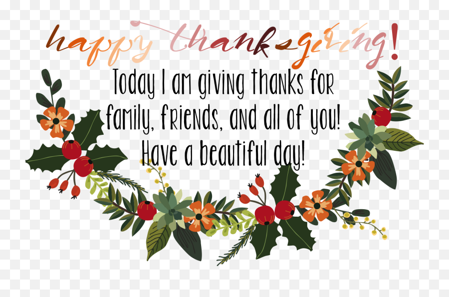 Thanksgiving Png - Happy Thanksgiving Pretty Emoji,Thanksgiving Png