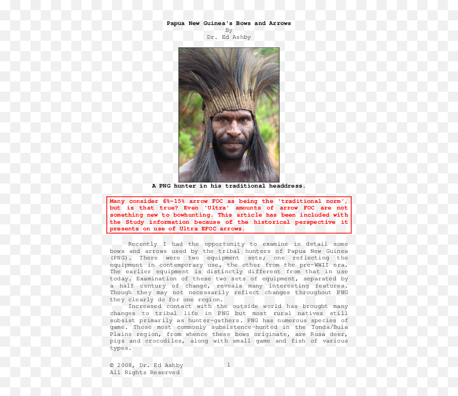 Pdf Papua New Guineau0027s Bows And Arrows By Dr Ed Ashby Emoji,Tribal Arrows Png